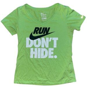 The Nike Tee Dri-Fit Lime Green Short Sleeve